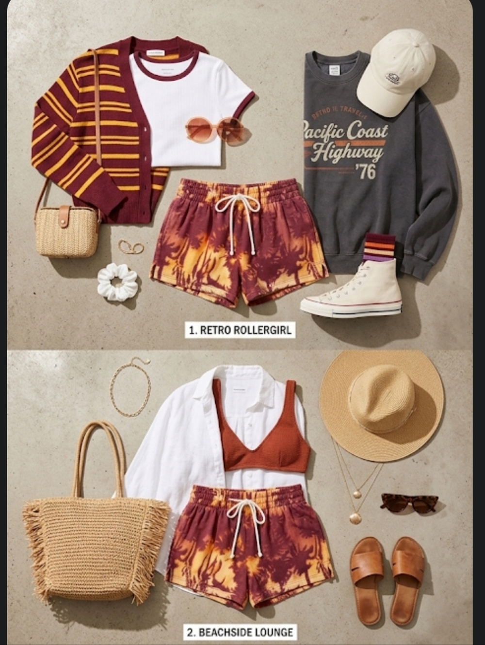 NWOT Urban Outfitters Out From Under Ellie Palm Tree Print Lounge Shorts Size XS